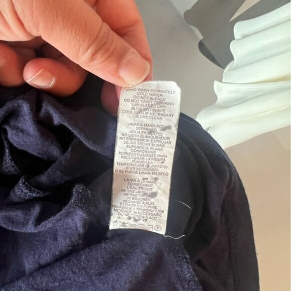 Navy Kensie Dress with Yellow Beading - Picture 8 of 8